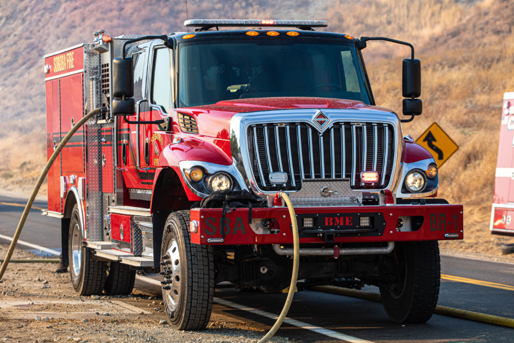 BME Type-3 apparatus on a wildland fire